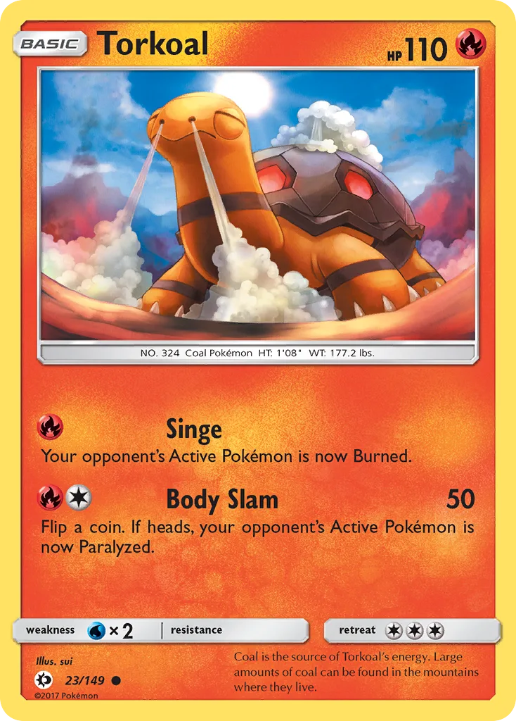 Torkoal, Sun & Moon #23/149