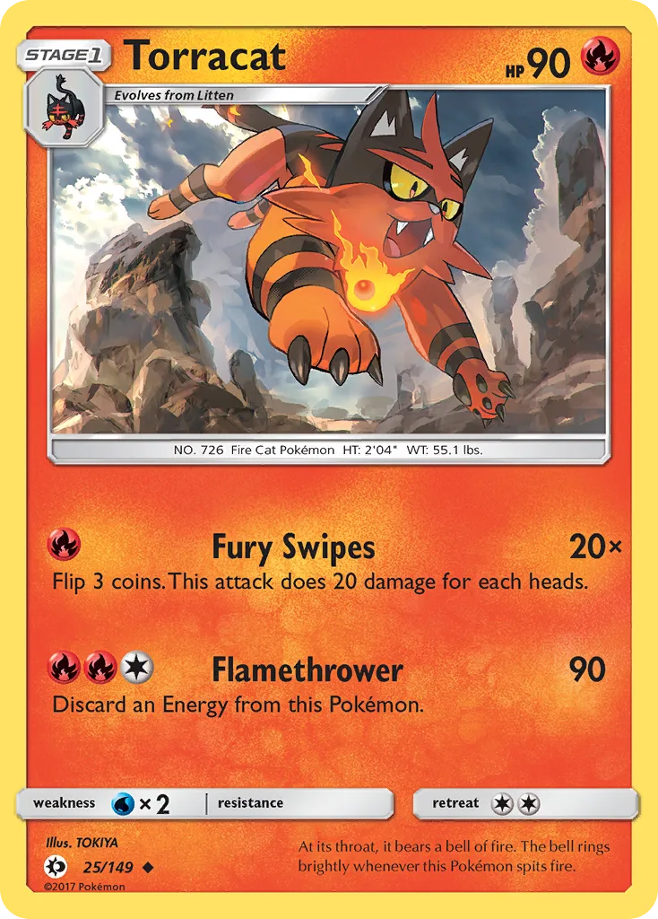 Torracat, Sun & Moon #25/149