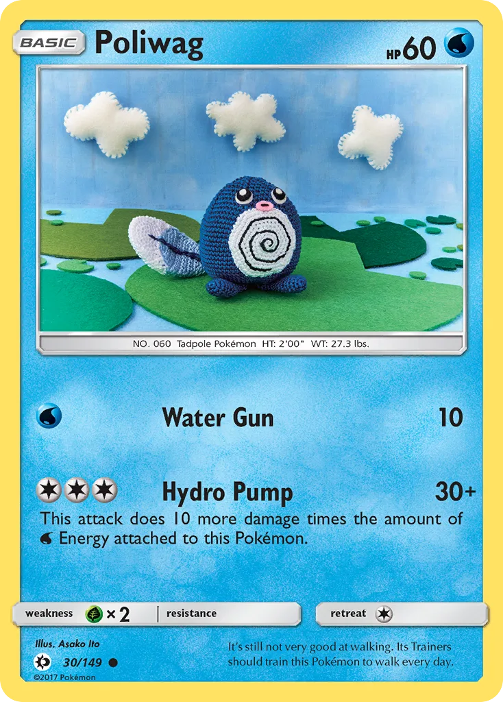 Poliwag, Sun & Moon #30/149