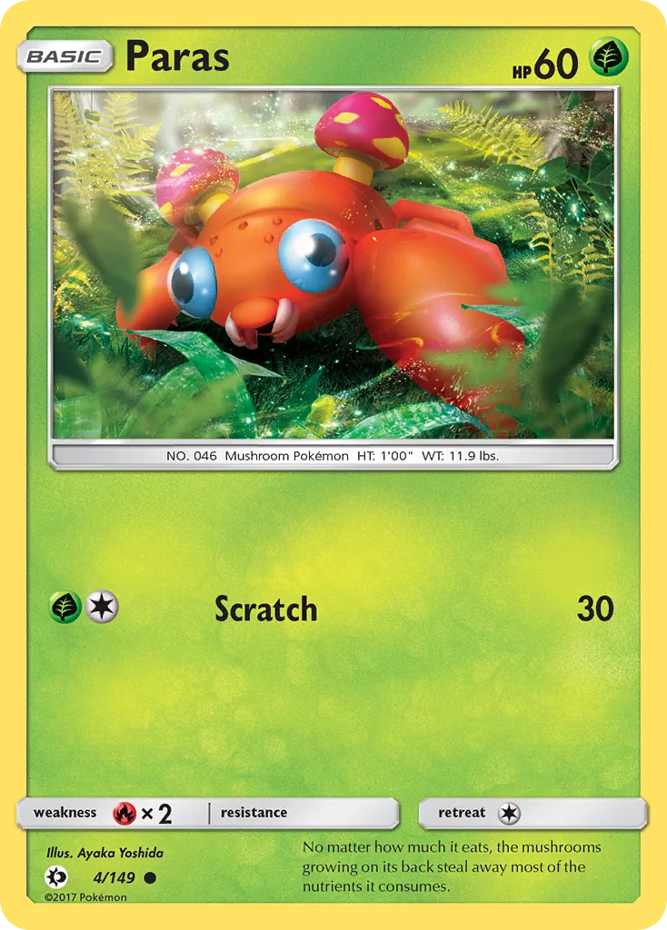 Paras, Sun & Moon #4/149