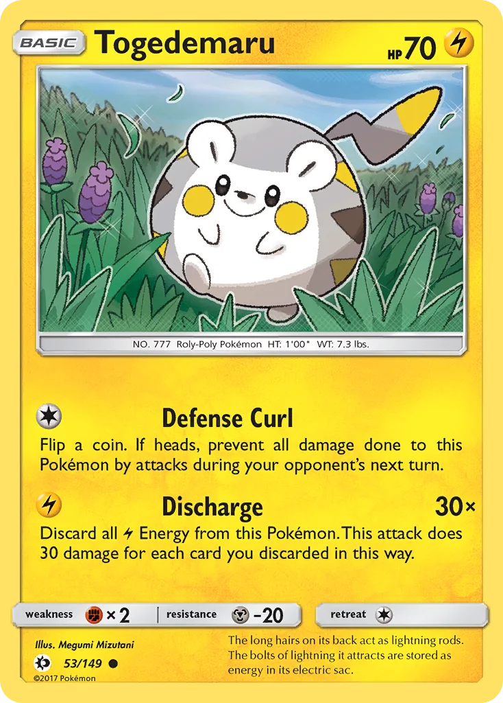 Togedemaru, Sun & Moon #53/149