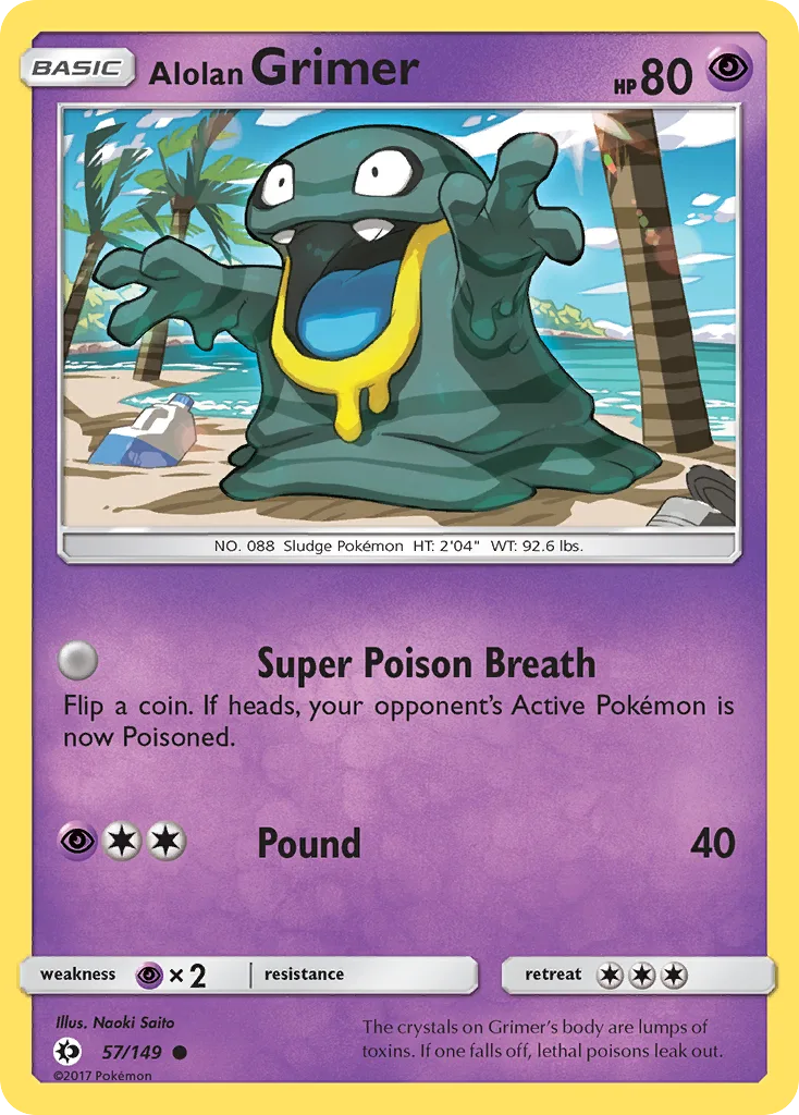 Alolan Grimer, Sun & Moon #57/149