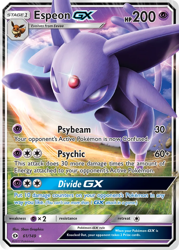 Espeon-GX, Sun & Moon #61/149