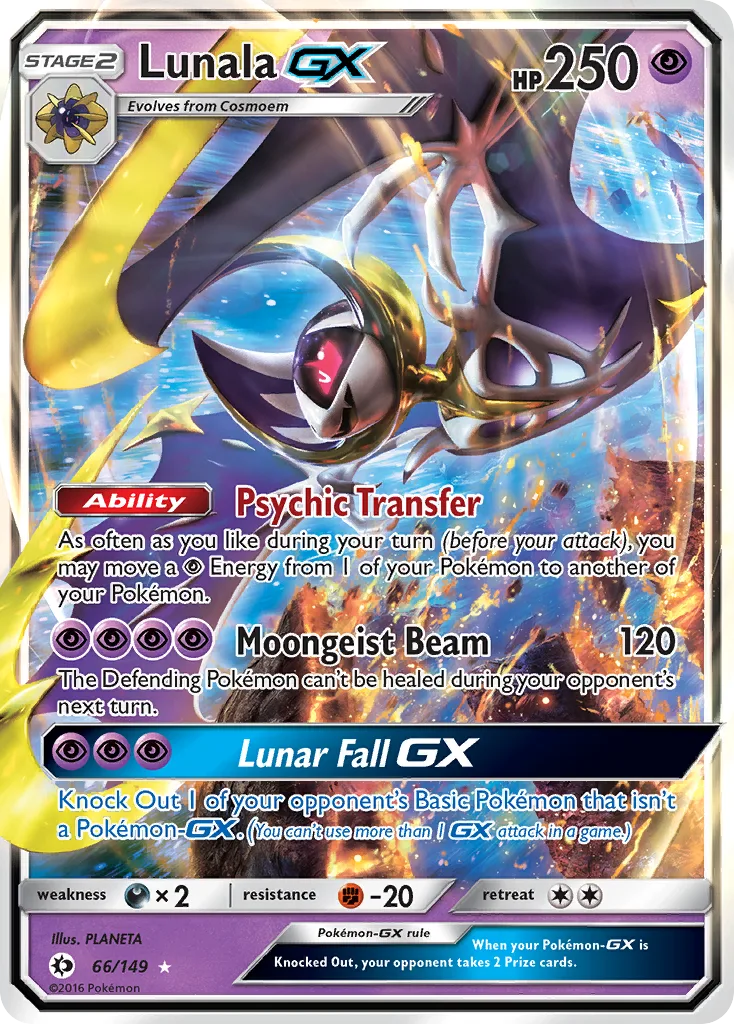 Lunala-GX, Sun & Moon #66/149