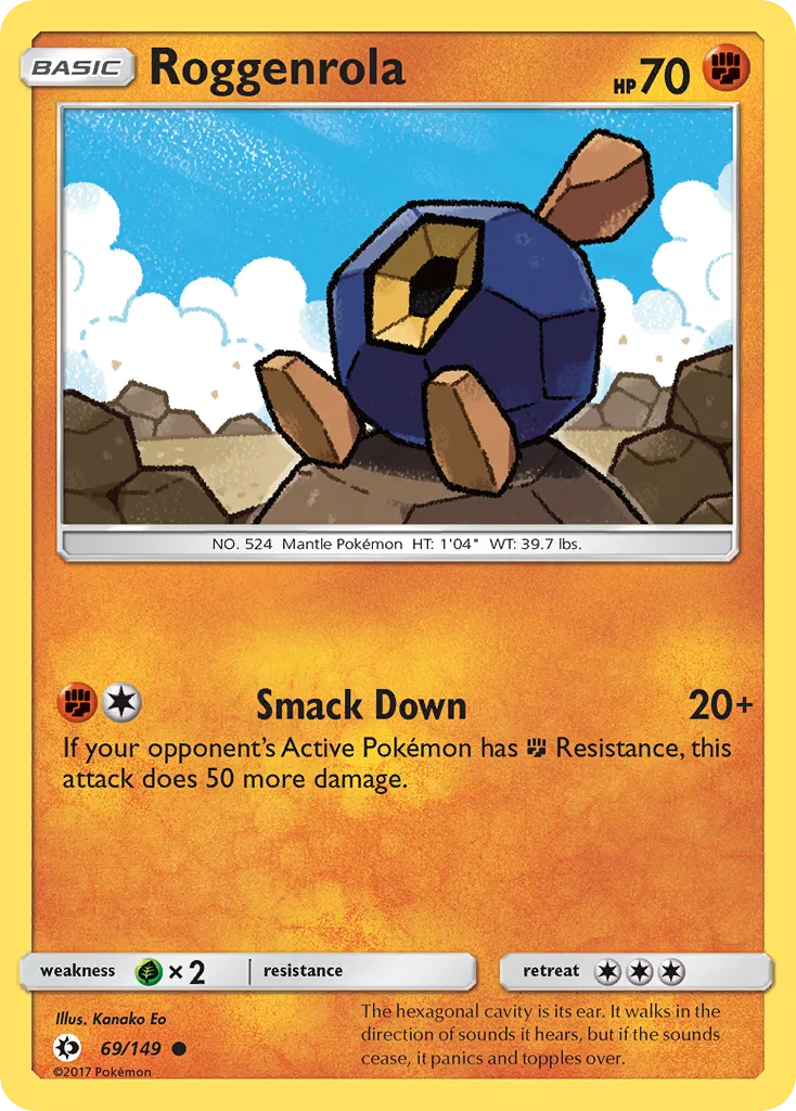 Roggenrola, Sun & Moon #69/149