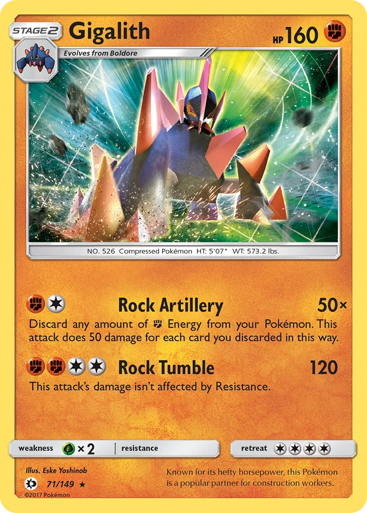 Gigalith, Sun & Moon #71/149