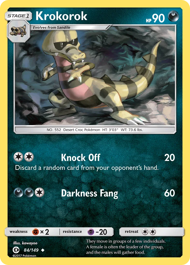 Krokorok, Sun & Moon #84/149