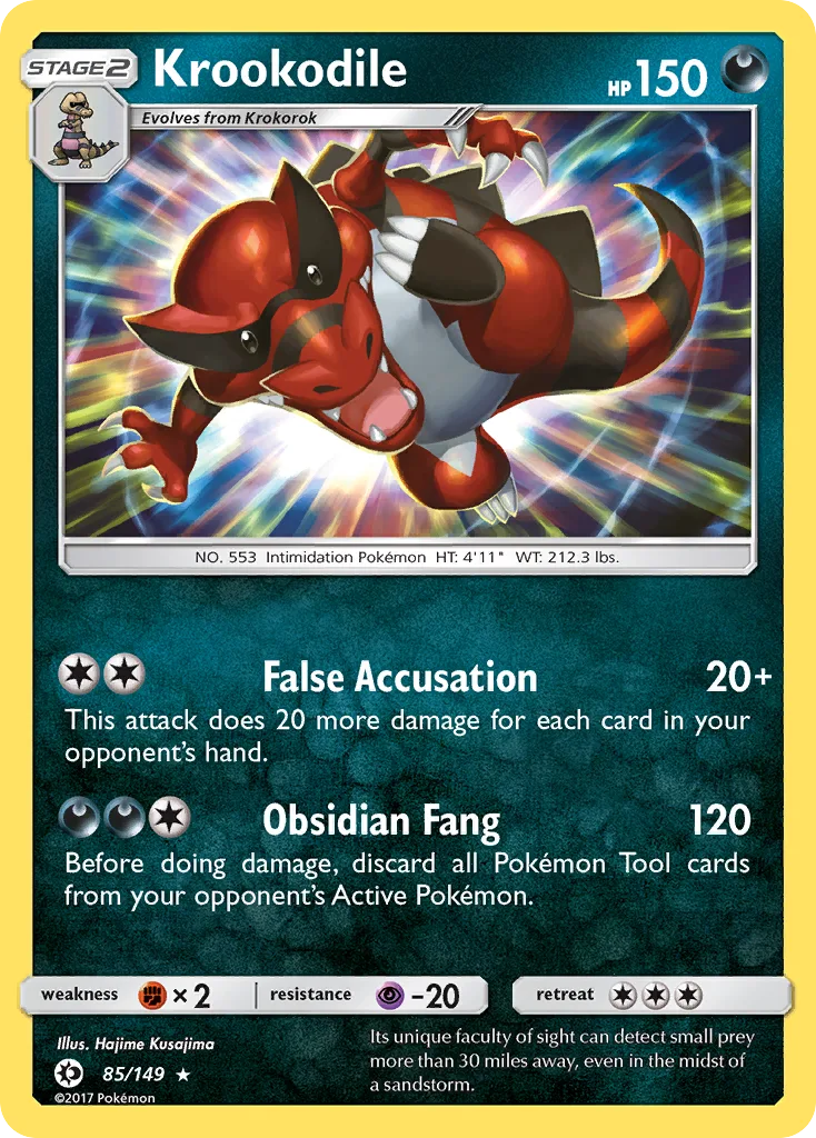Krookodile, Sun & Moon #85/149