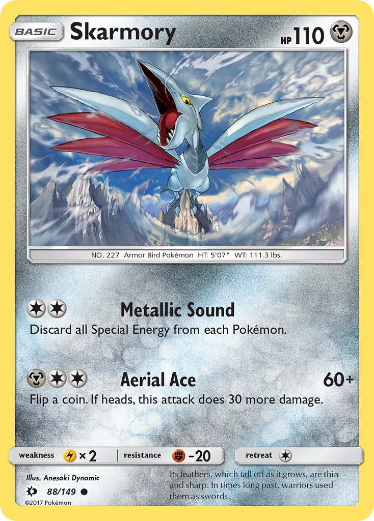 Skarmory, Sun & Moon #88/149