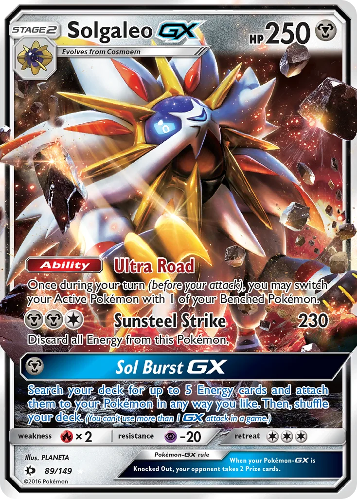 Solgaleo-GX, Sun & Moon #89/149