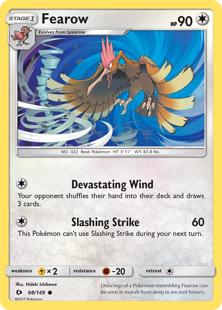 Fearow, Sun & Moon #98/149