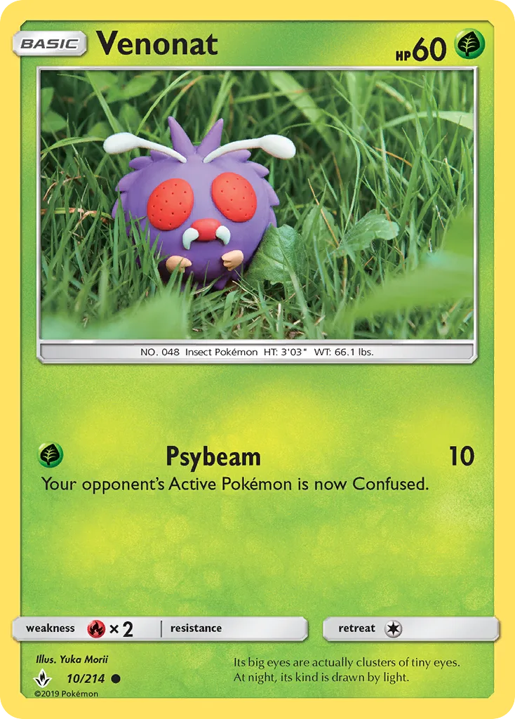 Venonat, Unbroken Bonds #10/214