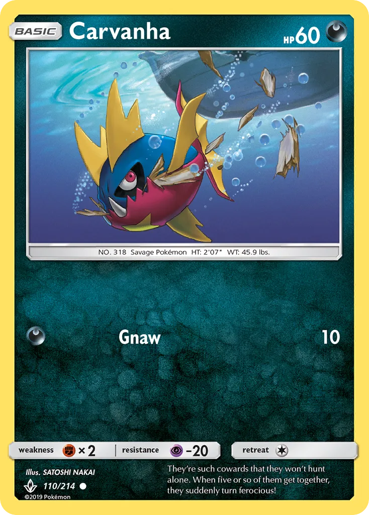 Carvanha, Unbroken Bonds #110/214