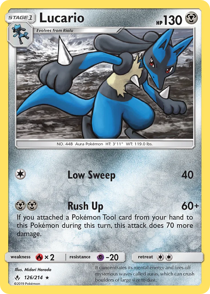 Lucario, Unbroken Bonds #126/214