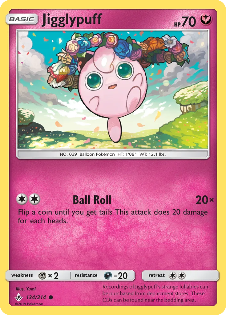 Jigglypuff, Unbroken Bonds #134/214