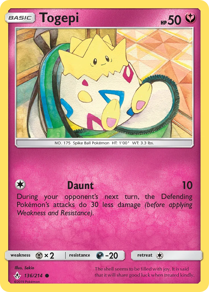 Togepi, Unbroken Bonds #136/214