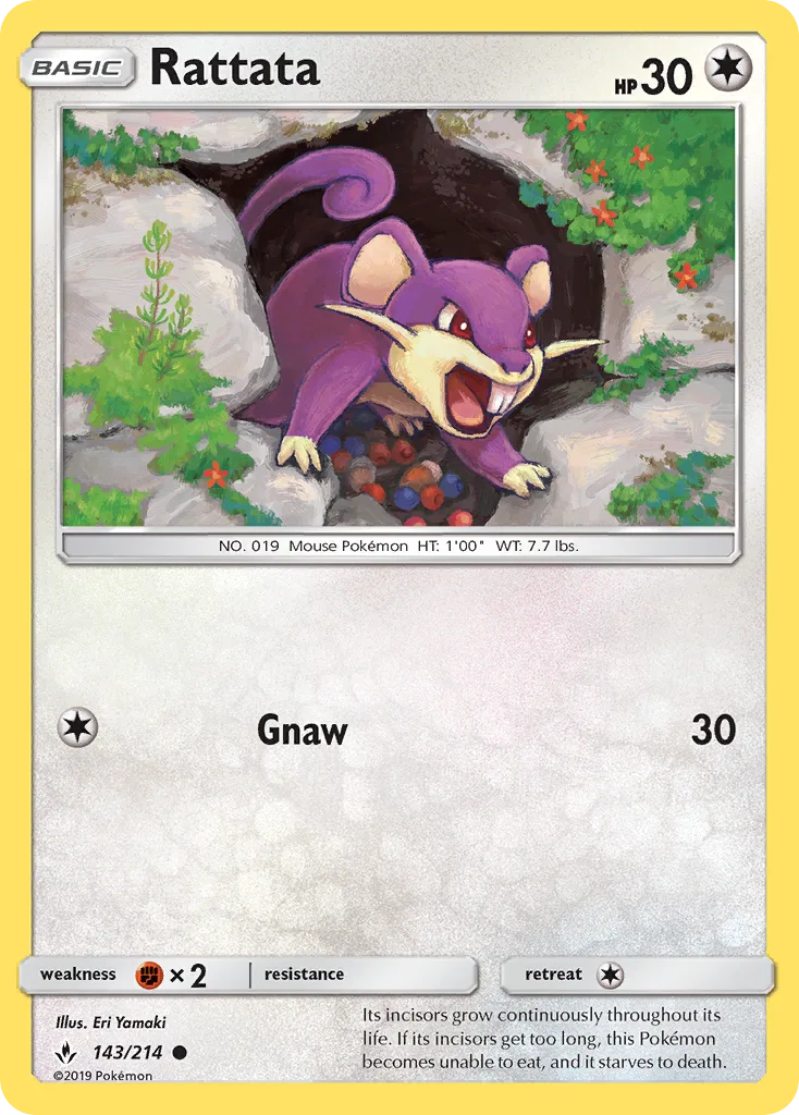 Rattata, Unbroken Bonds #143/214