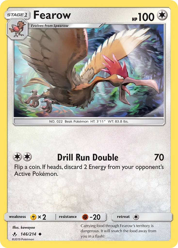 Fearow, Unbroken Bonds #146/214