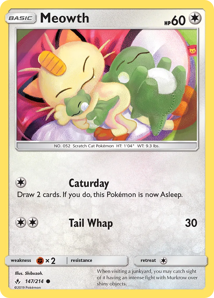 Meowth, Unbroken Bonds #147/214