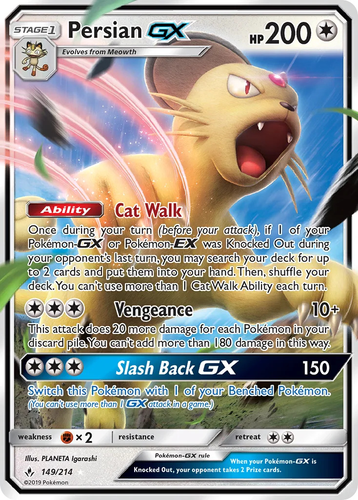 Persian-GX, Unbroken Bonds #149/214