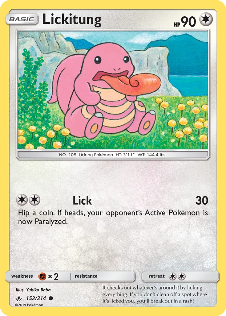 Lickitung, Unbroken Bonds #152/214