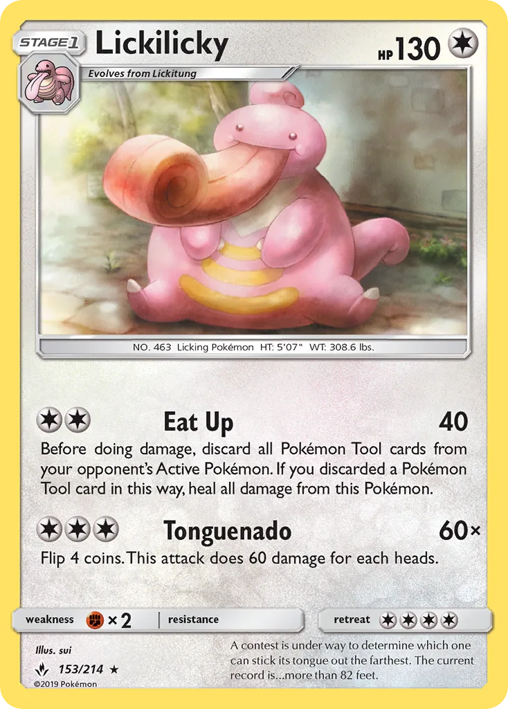 Lickilicky, Unbroken Bonds #153/214