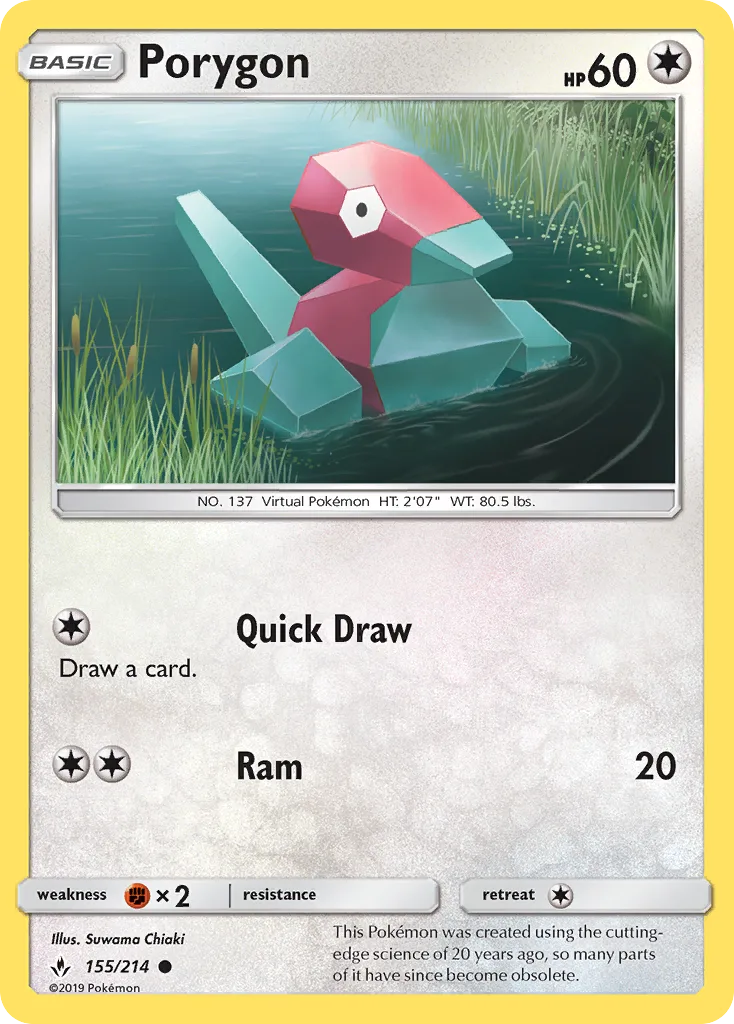 Porygon, Unbroken Bonds #155/214