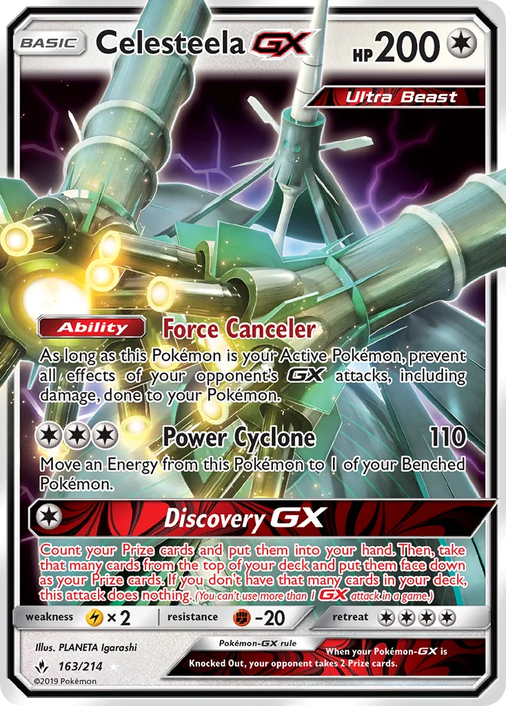 Celesteela-GX, Unbroken Bonds #163/214
