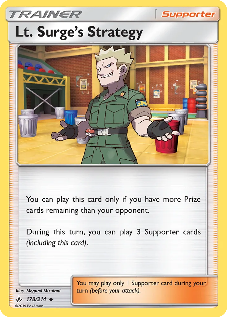 Lt. Surge's Strategy, Unbroken Bonds #178/214