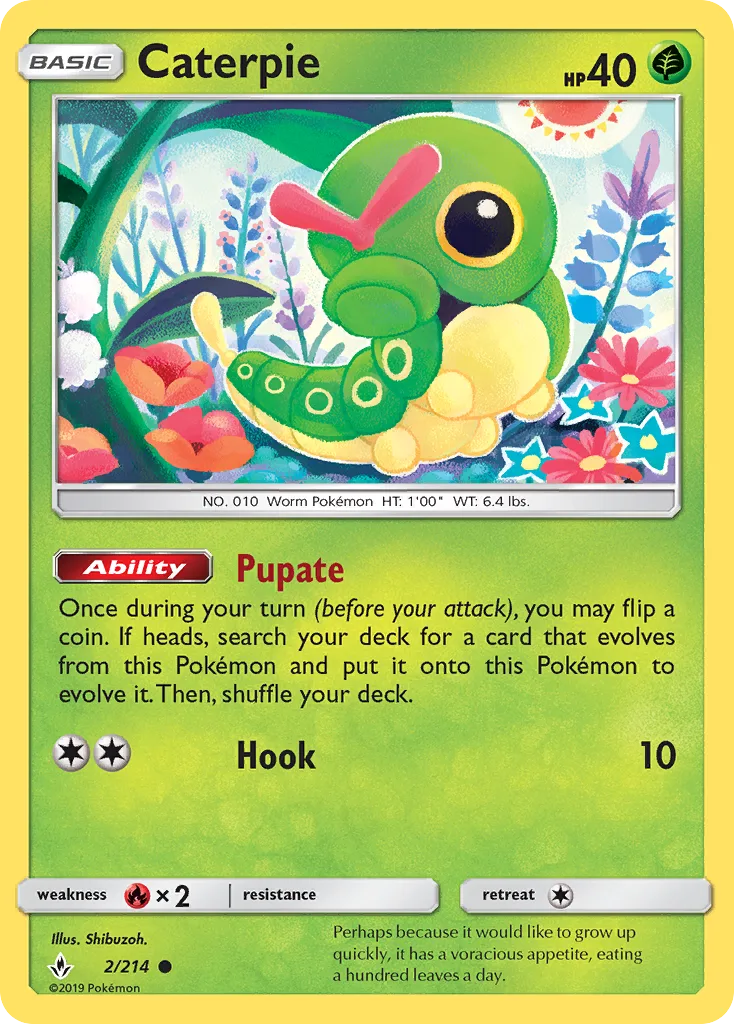 Caterpie, Unbroken Bonds #2/214