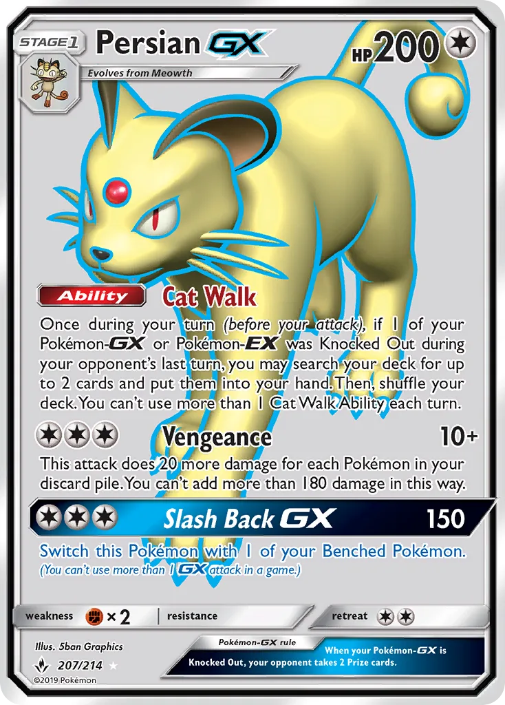 Persian-GX, Unbroken Bonds #207/214
