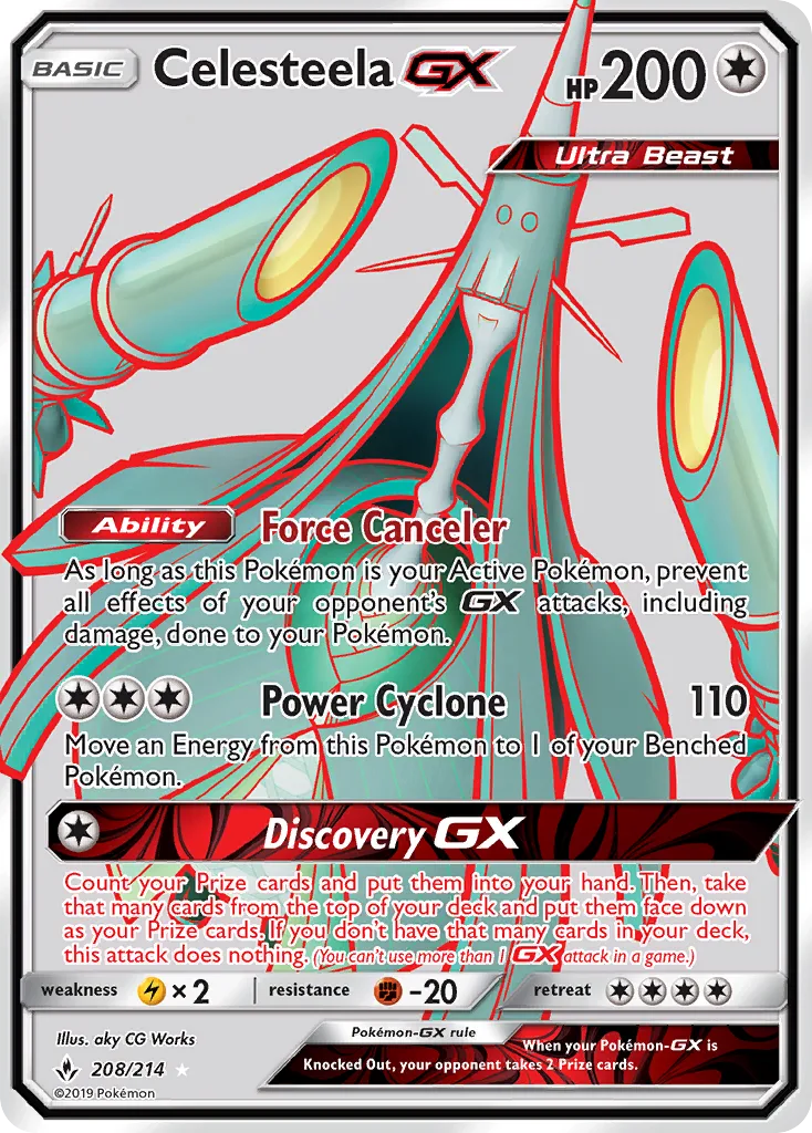 Celesteela-GX, Unbroken Bonds #208/214