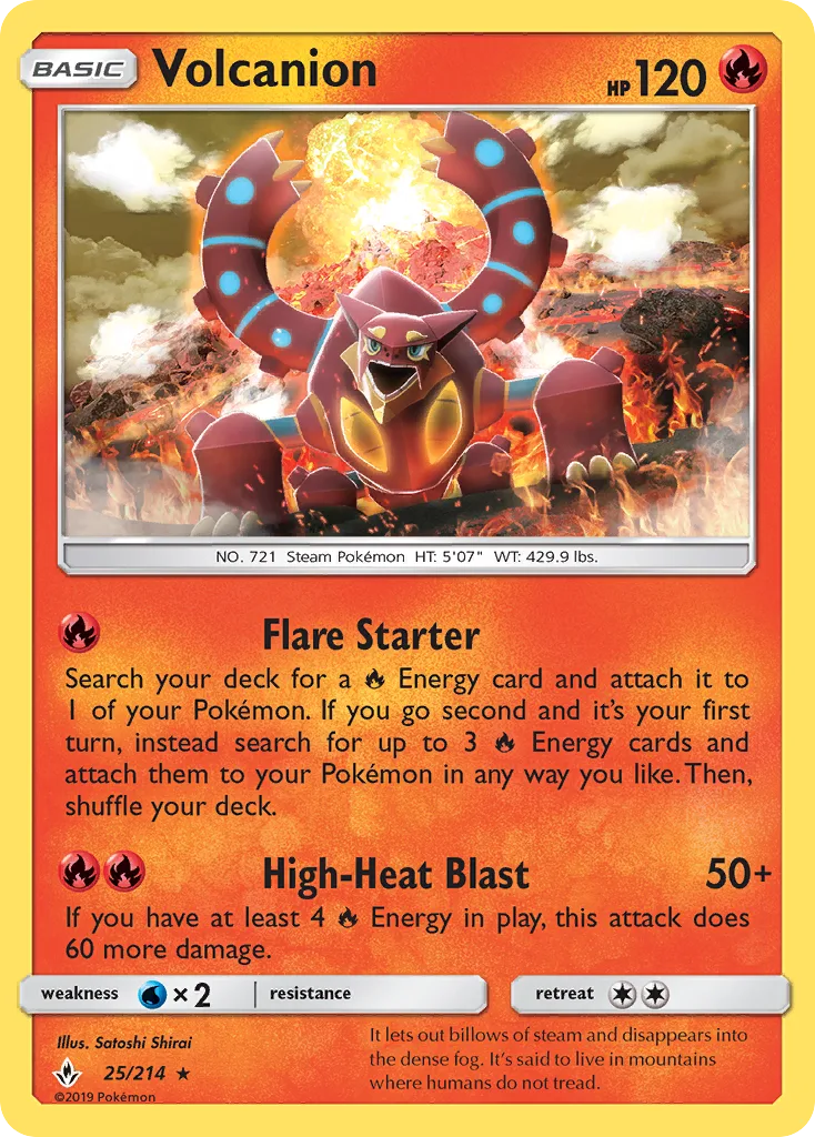Volcanion, Unbroken Bonds #25/214