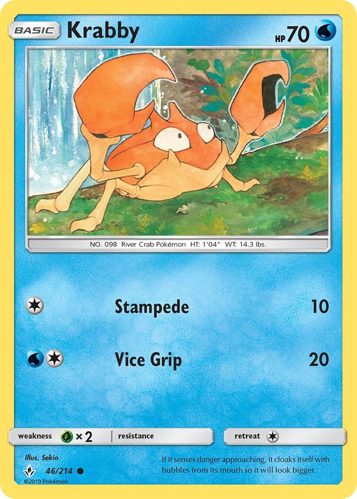 Krabby, Unbroken Bonds #46/214