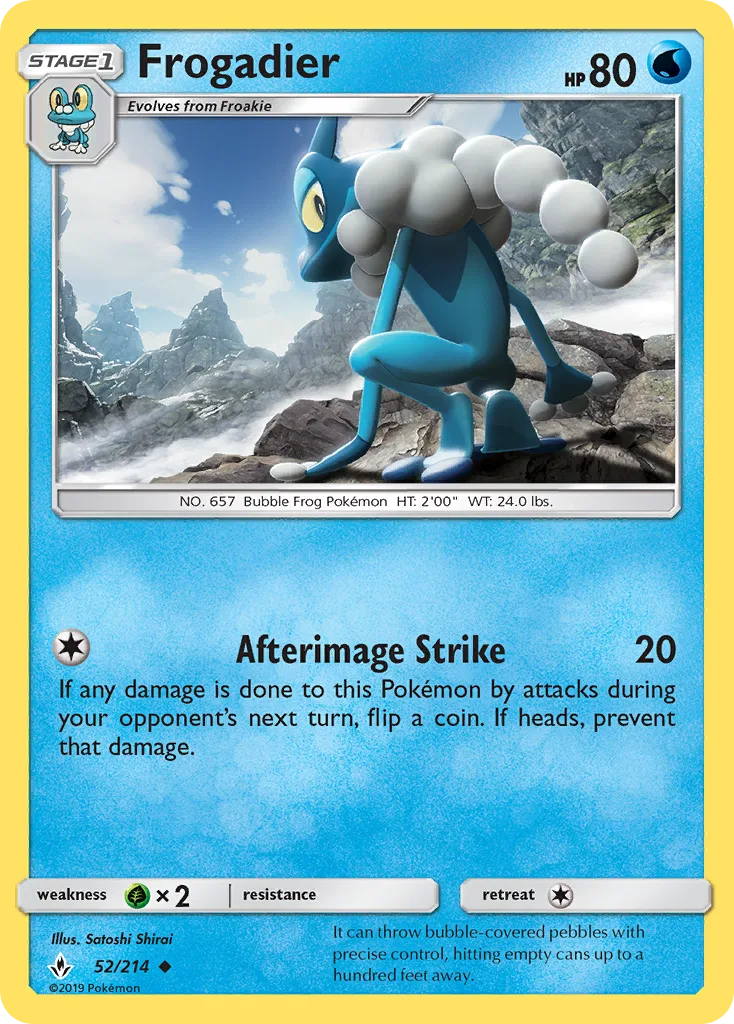 Frogadier, Unbroken Bonds #52/214