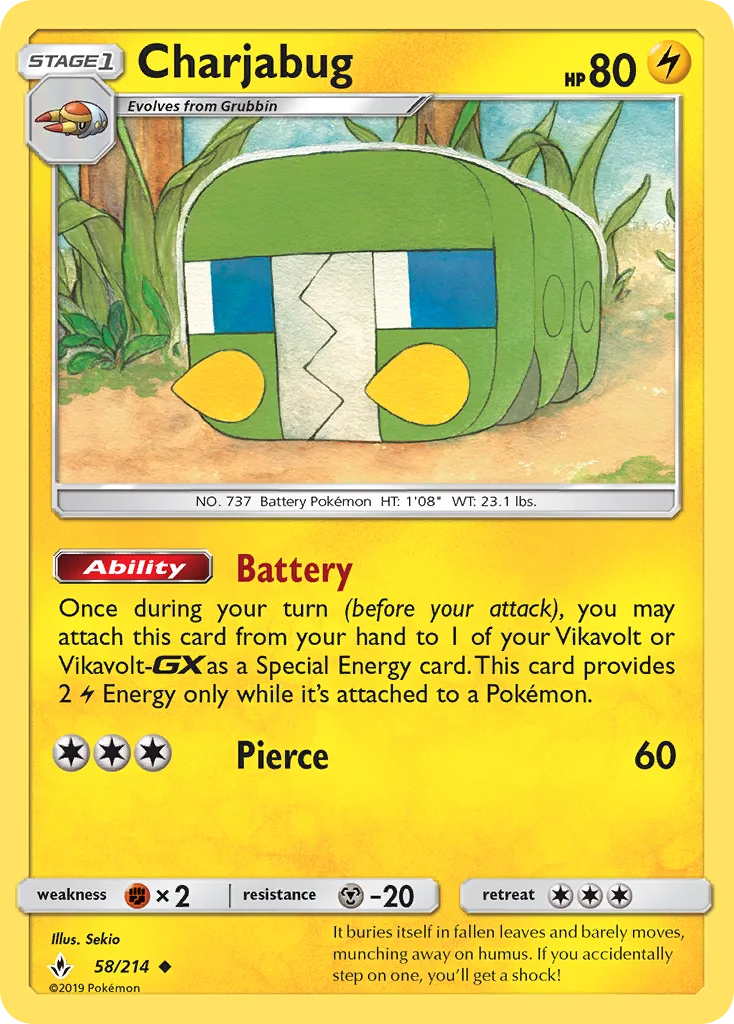 Charjabug, Unbroken Bonds #58/214