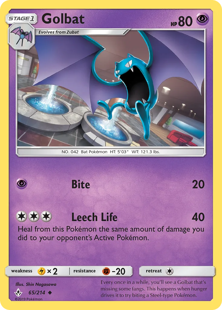 Golbat, Unbroken Bonds #65/214