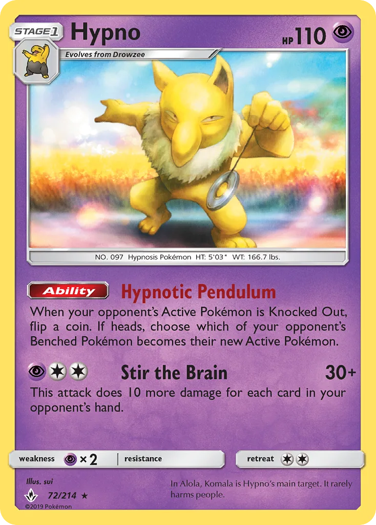 Hypno, Unbroken Bonds #72/214