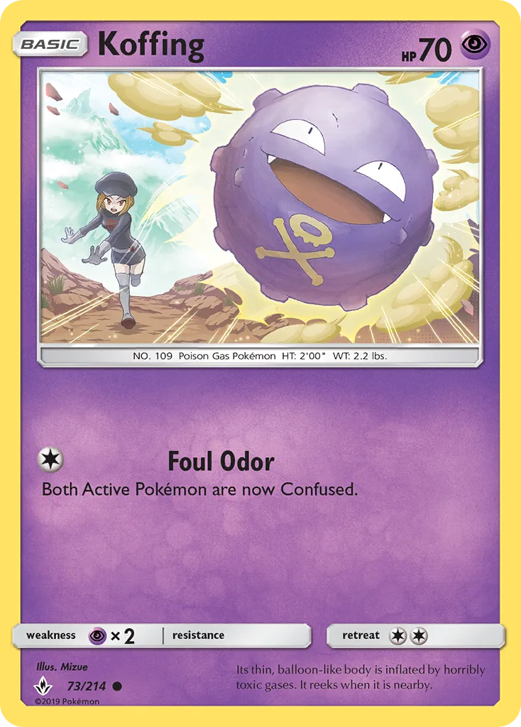 Koffing, Unbroken Bonds #73/214