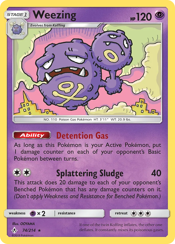 Weezing, Unbroken Bonds #74/214