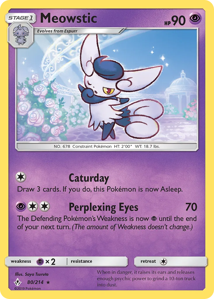 Meowstic, Unbroken Bonds #80/214