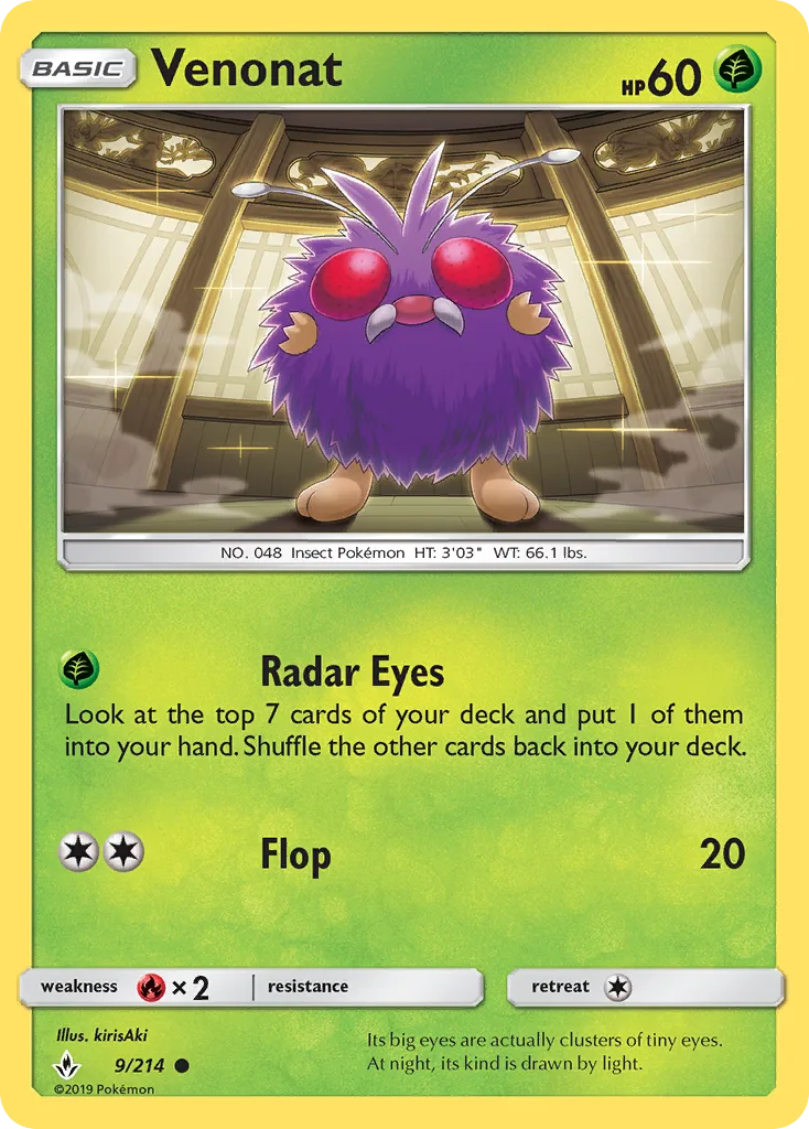 Venonat, Unbroken Bonds #9/214