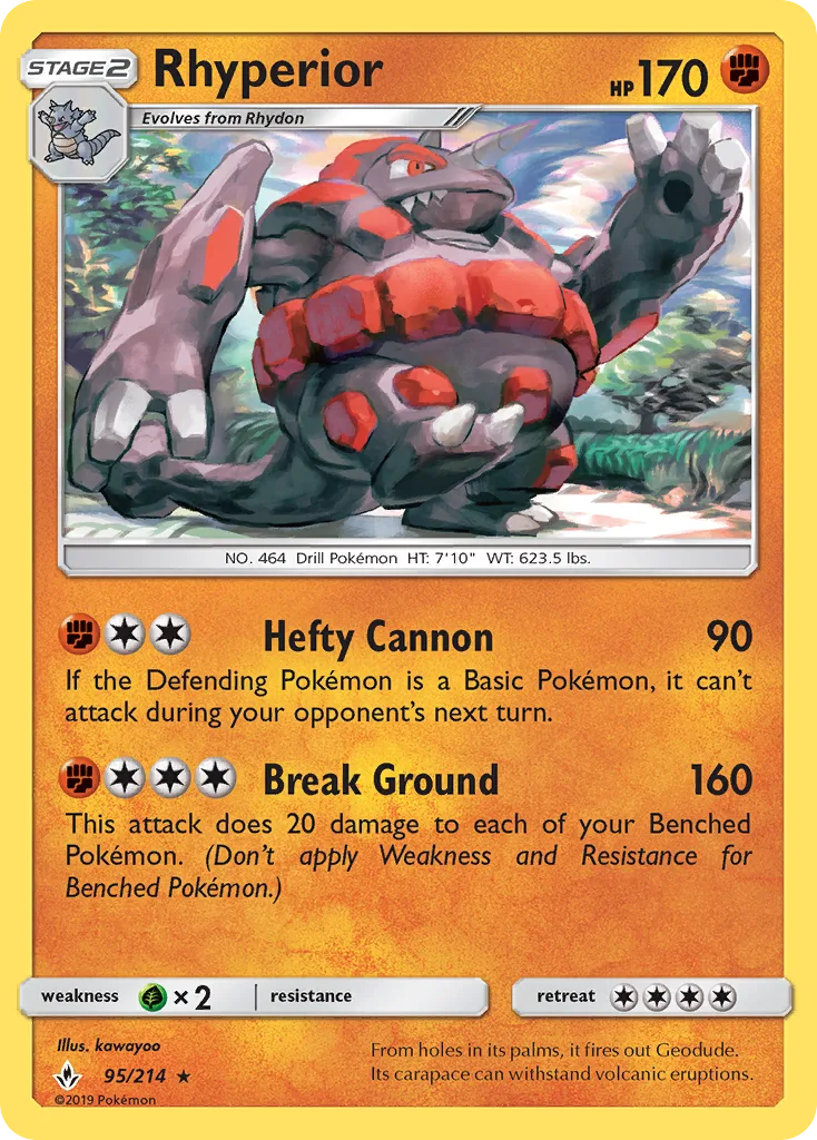 Rhyperior, Unbroken Bonds #95/214