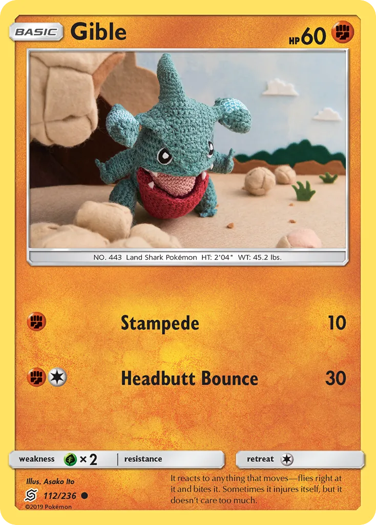 Gible, Unified Minds #112/236