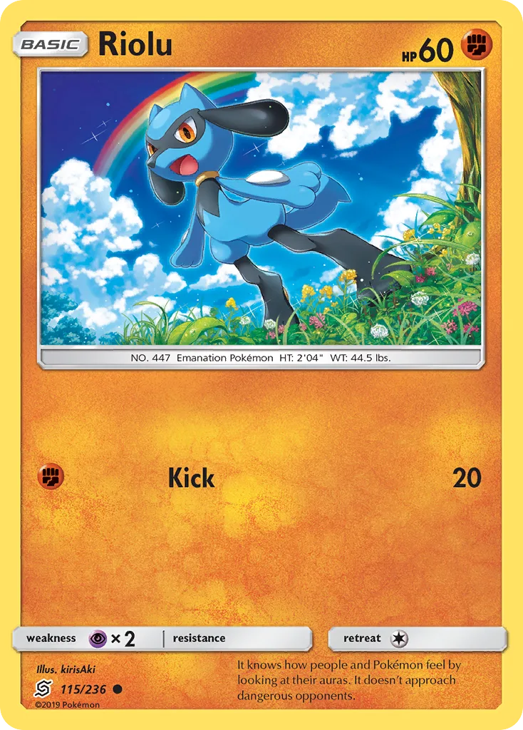 Riolu, Unified Minds #115/236