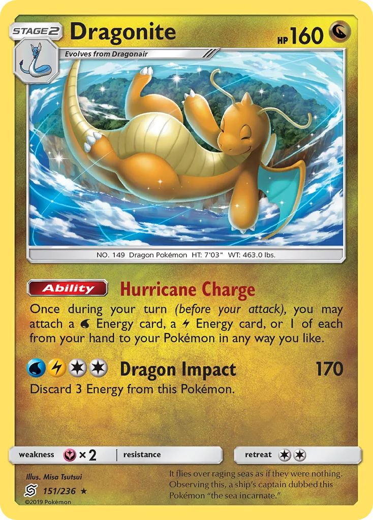 Dragonite, Unified Minds #151/236