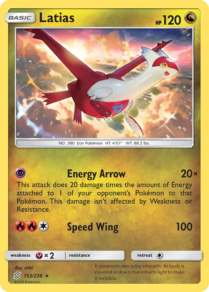 Latias, Unified Minds #153/236