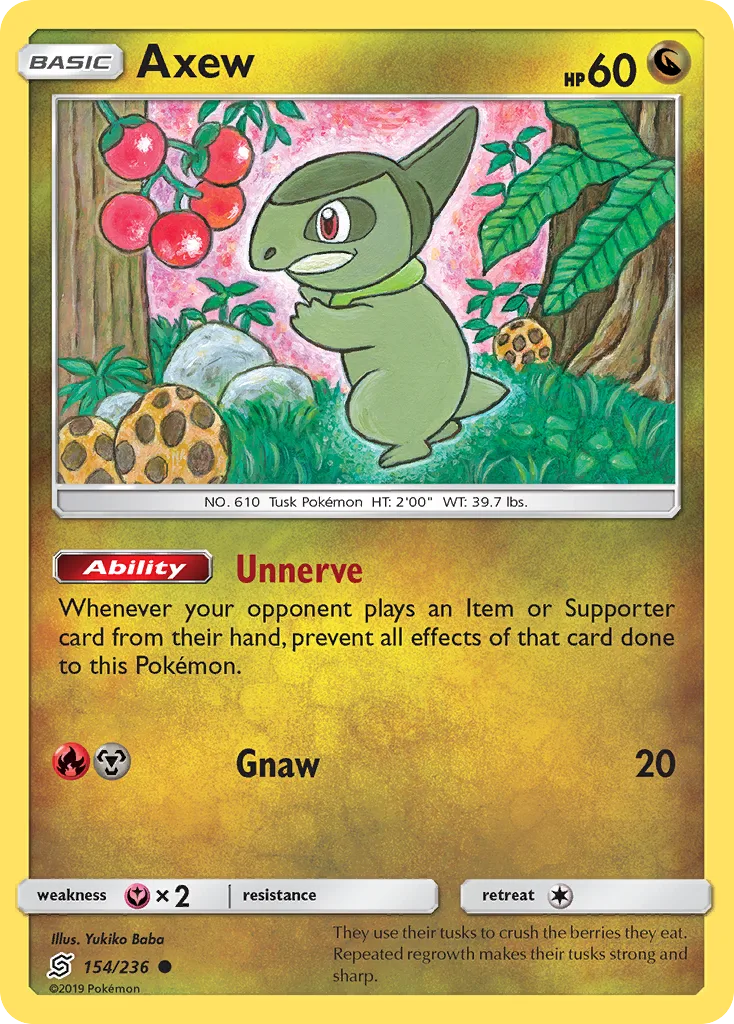 Axew, Unified Minds #154/236