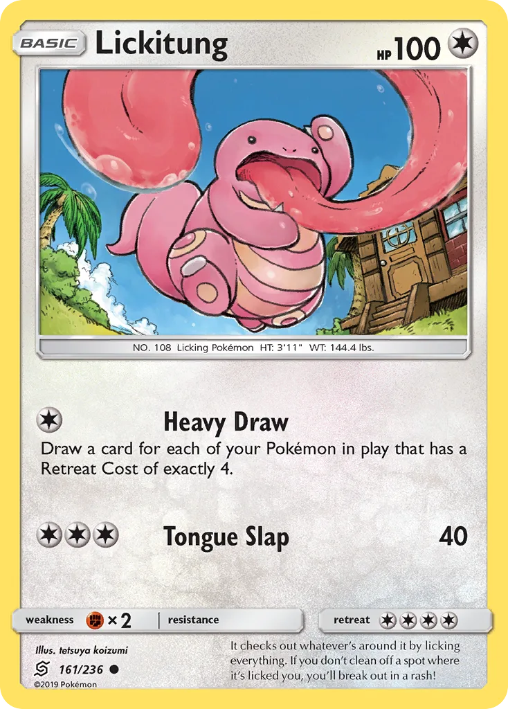 Lickitung, Unified Minds #161/236