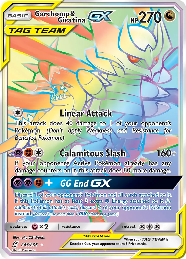 Garchomp & Giratina-GX, Unified Minds #247/236